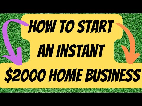 How To Start An Instant $2000 Online Affiliate Marketing Business From Home Step By Step [Video]