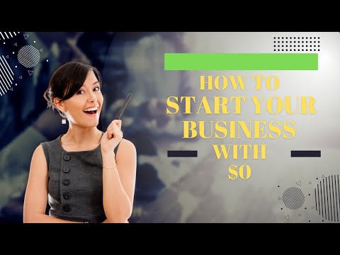 How To Start A Business With NO MONEY [Video]