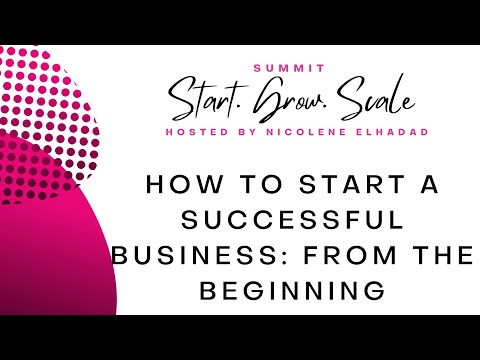 How to start a business from the beginning! Start. Grow. Scale. Summit 2022 [Video]