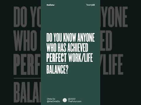 Work Life Balance Is A Scam [Video]