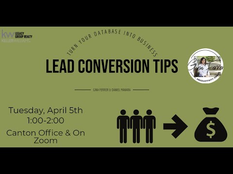 Lead Conversion Tips [Video]