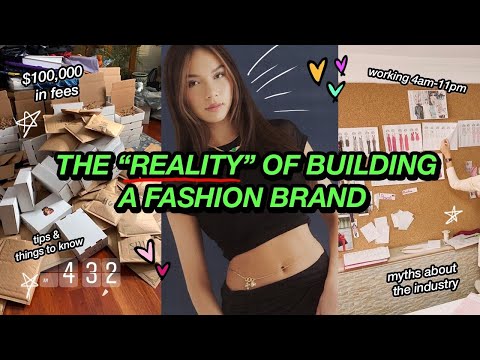 A day in a life of starting a clothing brand (costs, secrets, manufacturing, fabrics, tips $$ etc) [Video]