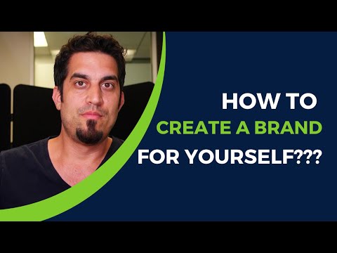 How to create a brand for yourself??? [In a saturated market] [Video]