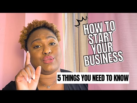 How to Start A Business [Video]