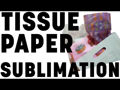 Small Business Branding Idea – sublimating custom tissue paper [Video]