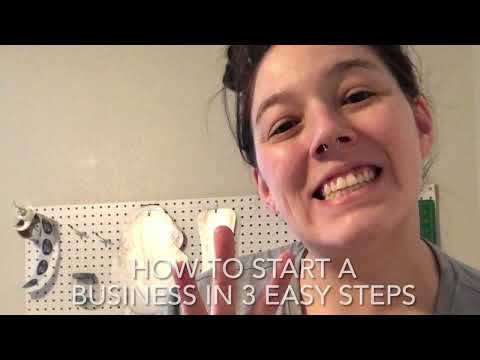 How To Start A Business In 3 Easy Steps [Video]