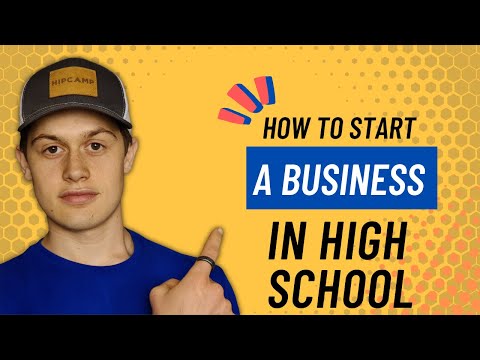 How to start a business in high school without previous experience & use those skills in you career. [Video]