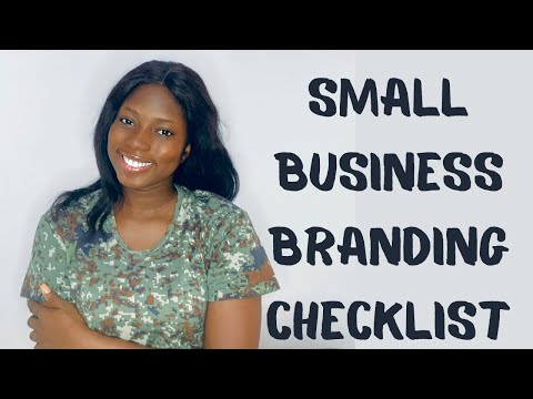 Small business branding checklist – A beginners guide to building a small business [Video]