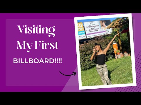 GOING TO SEE MY FIRST BILLBOARD | COME W ME | ENTREPRENEUR LIFE [Video]