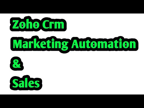 Zoho CRM Sales & Marketing |Zoho CRM Marketing Automation| CRM Tools CRM Sales Software Distributors [Video]
