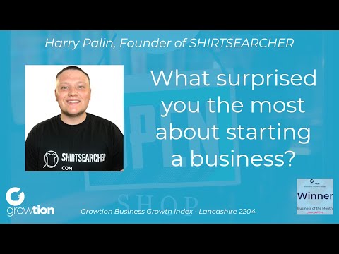 SHIRTSEARCHER – What surprised you the most about starting a business? [Video]