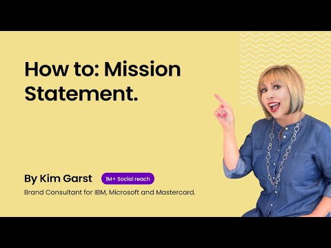 Writing a mission statement for your business (Watch this BEFORE you start) [Video]