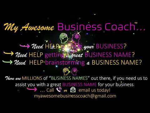 If you need help STARTING A BUSINESS, getting a GREAT BUSINESS NAME or need GREAT CONTENT. [Video]
