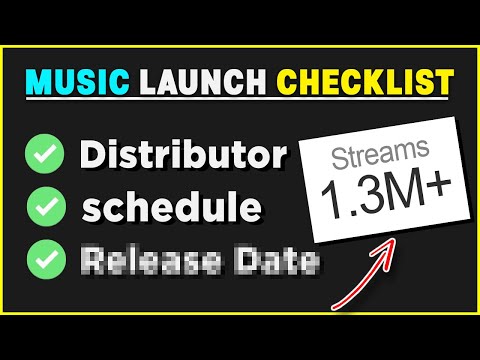 Make Every Song Release A Success With these Music Promotion Checklists [Video]