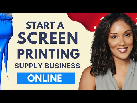 How to Start a Screen Printing Supply Business Online ( Step by Step ) | #screenprinting [Video]