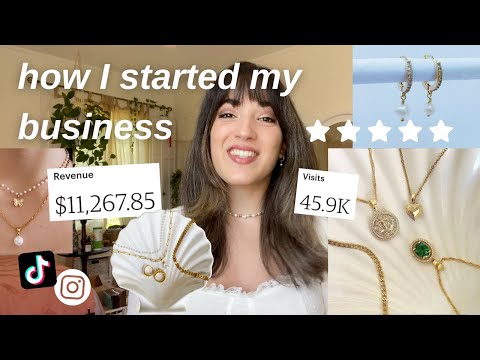 Starting a Jewelry Business at 18 | How to Start a Business: Marketing, Finances, Supplies, + More!! [Video]