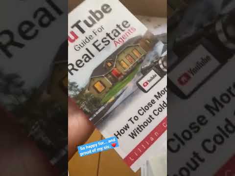 YoutTube For Real Estate Book – – Happy for my sis @Lillian Chukwueze 😎😎 [Video]