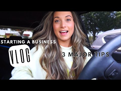 3 major tips for starting a business [Video]