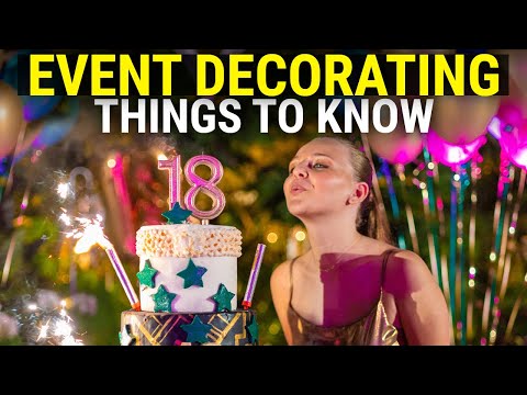 Starting a Profitable Event Decorating Business – Things to Know [Video]