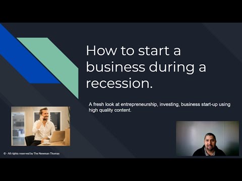 How to start a business during a recession [Video]