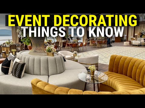 10 Crucial Things to Know When Starting a Event Decorating Business [Video]