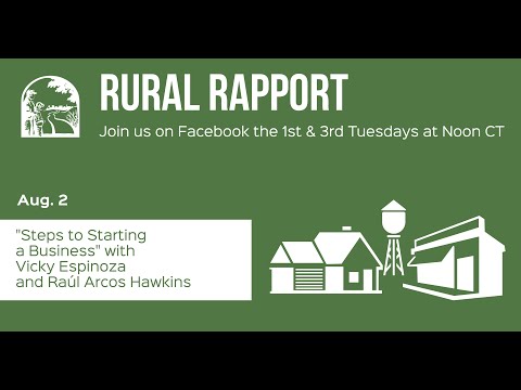 Rural Rapport: Steps to Starting a Business – Part 3 [Video]