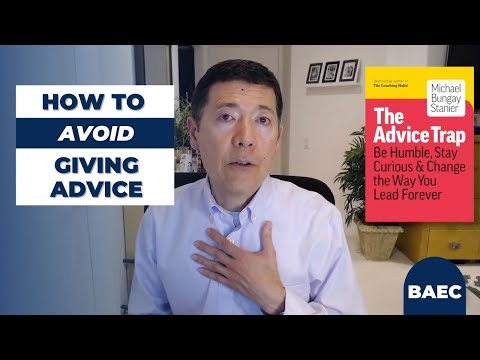 How to Avoid The Trap of Giving Advice As A Coach | Executive Coaching Tip [Video]