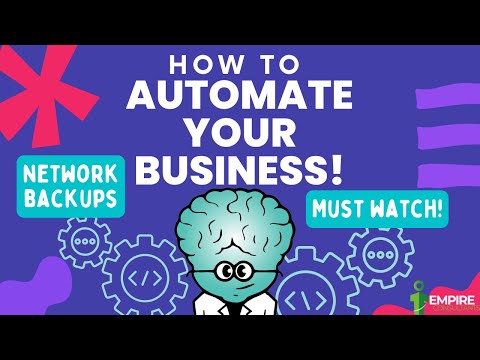 Business Automation Example: Backing Up Your Network [Video]