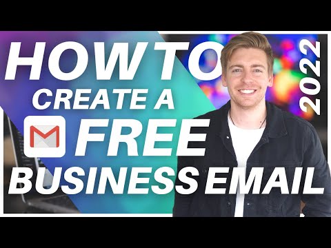 How To Create A FREE Business Email | Setup with Gmail (2022) [Video]