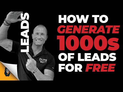 How To Generate THOUSANDS Of LEADS For FREE // Andy Elliott [Video]