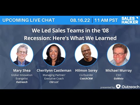 We Led Sales Teams in the ‘08 Recession: Here’s What We Learned [Video]