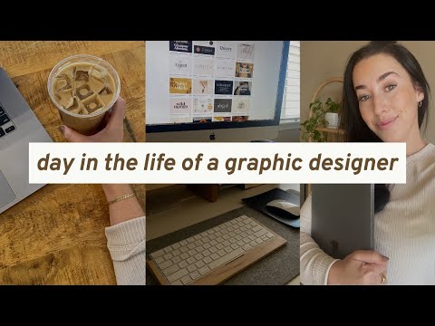 DAY IN THE LIFE OF A GRAPHIC DESIGNER | email marketing and graphic design client meeting [Video]