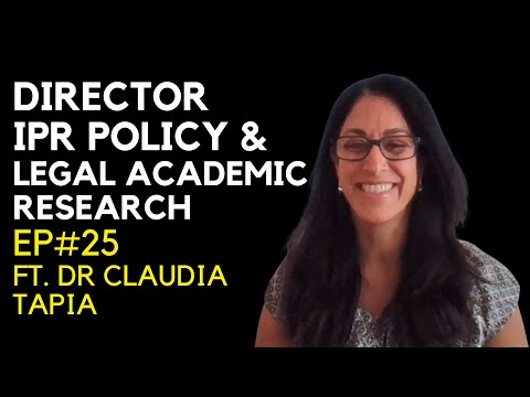 Connecting Dots with Dr Claudia Tapia | Director IPR Policy | Munich, DE [Video]