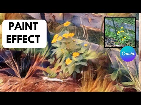 Create a Paint Effect on your Image using CANVA //  Pretty COOL [Video]