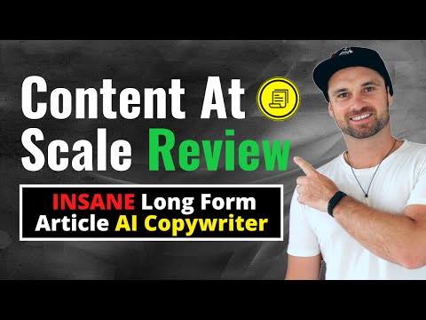 Content At Scale Review ❇️ Best AI Content Generator [Video]