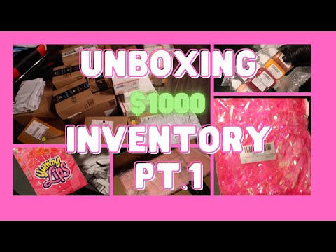 Starting a business Entrepreneur Episode 1( Pt.1)- Amazon Unboxing $1,000 worth of Inventory. [Video]