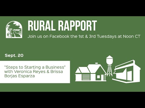 Rural Rapport: Steps to Starting a Business-Part 4 [Video]
