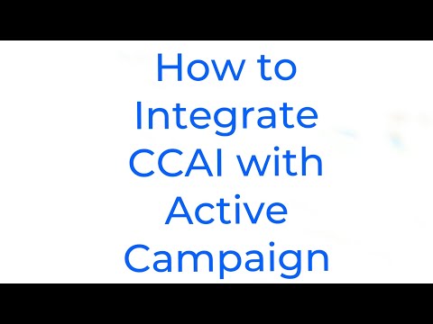 How to Integrate CloudContactAI with Active Campaign [Video]