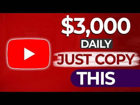 NO WORK ($3,000/Day) Faceless YouTube Automation Method To Make Money As A Beginner [Video]