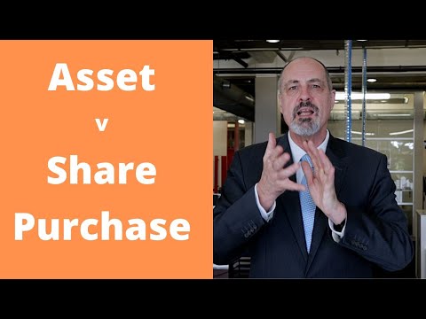 Assets v Share Purchase.  Which One?  How to Buy a Business.  How to Sell a Business. [Video]