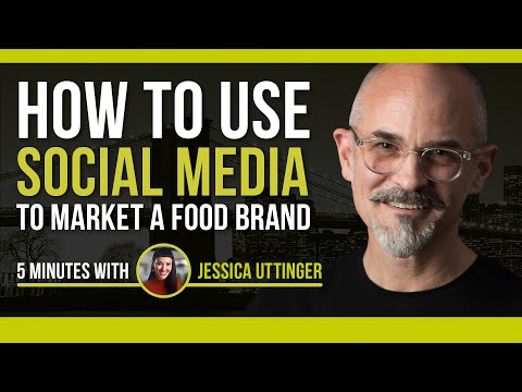 How To Use Social Media To Market a Food Brand, 5 min with Jessica Uttinger of Killer Brownie [Video]