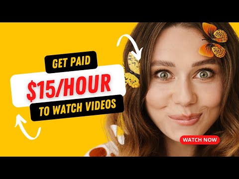 Get Paid $15 Hour To Watch Videos! Here’s How…