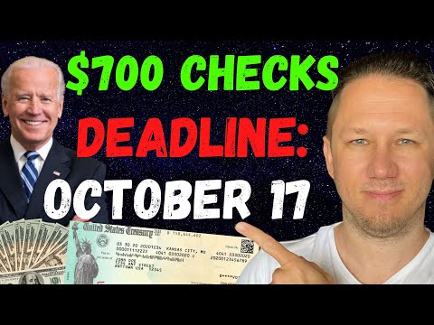 NEW CHECKS Up To $700 CHECKS OCT 17th Deadline! More Coming for More People? [Video]