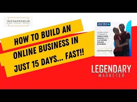 How To Build a Online Business Fast in 15 Days – Don’t Get This Without My Huge Bonus Bundle! [Video]