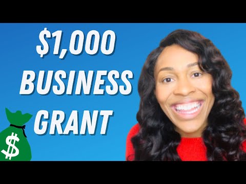 $1,000 BUSINESS GRANT OCTOBER 2022 -APPLY NOW! [Video]