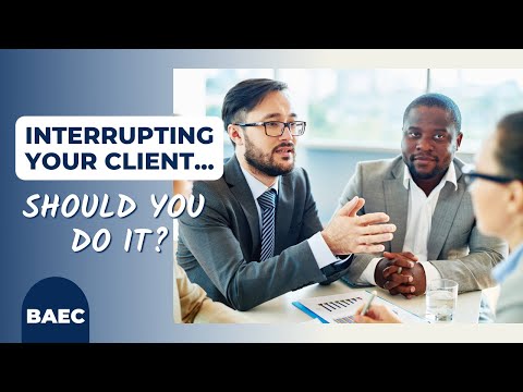 Should You Ever Interrupt A Client In A Coaching Session? 3 Reasons Why You Should! [Video]
