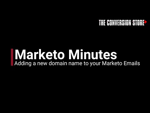 Marketo Minutes – Multiple domain names on your Marketo emails [Video]