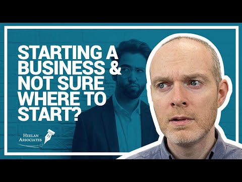 STARTING A BUSINESS AND NOT SURE WHERE TO START? [Video]