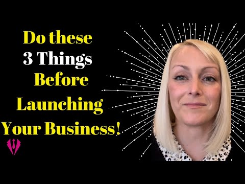 Top 3 Things Business Owners Should Do Before Starting a Business [Video]
