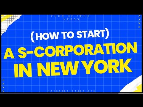 How to Start A S-Corporation in New York (Step By Step) | Incorporate S-Corp in NY Online [Video]